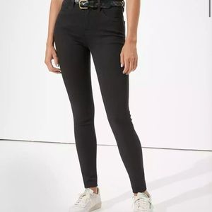 Black American Eagle Jeggings Size 16 Regular